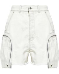 Rick Owens - Bauhaus Shorts "Milk Wash" Du01F4350 Dmw 51" - Lyst