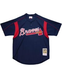 Mitchell & Ness - Batting Practice Jersey "Mlb Atlanta Braves 2003 Greg Maddux" Abpj3335 Abr03Gmanavy" - Lyst