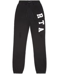 RTA - Owen Collegiate Sweatpant Me00K83-Blk" - Lyst