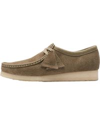Clarks - Wallabee "Pale Khaki Suede" 26175710" - Lyst