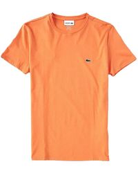 Lacoste - Crew Neck Pima Cotton Jersey T-Shirt Th6709 51 Npb" - Lyst