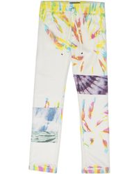 Amiri - Tie Dye Art Patch Sweatpants Mjsp011 Mult" - Lyst