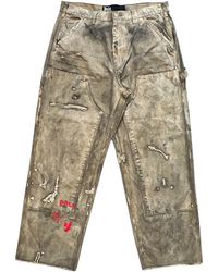 PALY - Been Thru It Waxed Canvas Double Knee Pants 5U010Q1010Brn" - Lyst