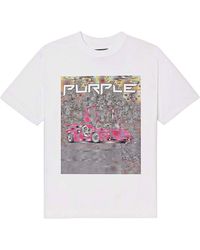 Purple Brand - Ditched Textured Ss T-Shirt P104 Tbds226" - Lyst