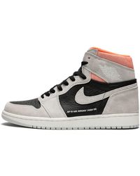 Nike - Air 1 Retro High Og "Neutral/Hyper Crimson" Shoes - Lyst