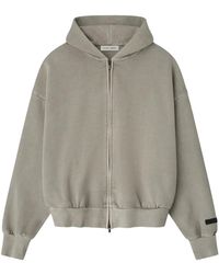 Fear Of God - Embroidered Classic Full Zip Hoodie "Smoke" 192Ho254781F" - Lyst
