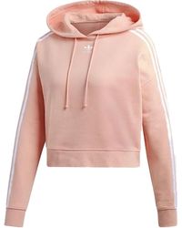 adidas - Originals Cropped Hoodie "Dust" Dx2161" - Lyst