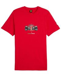 PUMA - Ferrari Race Graphic Tee 623803 02" - Lyst