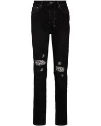 Ksubi - Chitch Leopard Patch Jeans "Krow" 5000007234" - Lyst