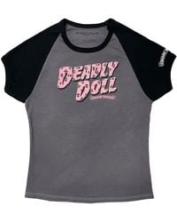 Chrome Hearts - Deadly Doll Vine Heart Cropped T-Shirt Chrm1091" - Lyst