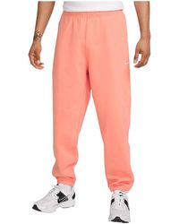 Nike - Solo Swoosh Fleece Pants "Coral" Dx1364 844" - Lyst