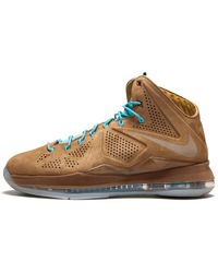 Nike - Lebron 10 Ext Qs "brown Suede" Shoes - Lyst