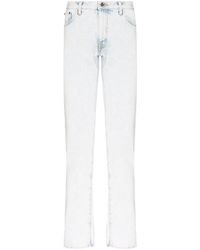 Off-White c/o Virgil Abloh - Diag Tab Slim Jeans "Bleach/ Omya102C99Den0044001" - Lyst