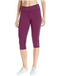Reebok - Workout Ready Reversible Capri "Mystery Berry" Ay2131" - Lyst