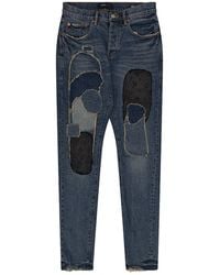 Purple Brand - Vintage Heavy Patch Repair Skinny Jeans P001_Vihp323" - Lyst
