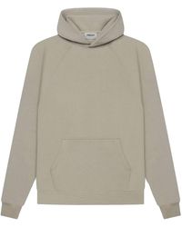 Fear Of God - Essentials Back Logo Fleece Pullover Hoodie 619350 245" - Lyst