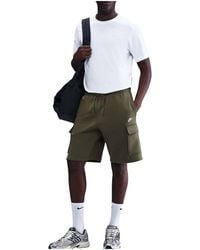 Nike - Club Fleece Cargo Pocket Shorts "Medium" Fn3525 222" - Lyst