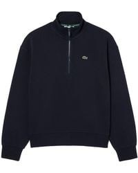 Lacoste - Zip-Up Pique Sweatshirt "Abysm" Sf5271 51 Hde" - Lyst