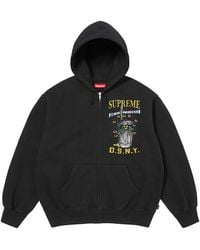 Supreme - Dsny Zip Up Hooded Sweatshirt "Ss26 - Lyst