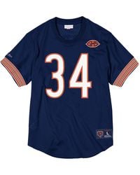 Mitchell & Ness - Nfl N&N Mesh Crewneck Bears 1983 Walter Payton "Bears" Tnmp6294 Cbe83Wpanavy" - Lyst