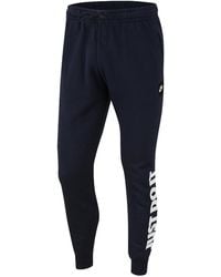 Nike - Sportswear Just Do It Fleece Sweatpants "Obsidian Bv5114 451" - Lyst