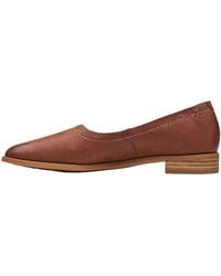 Clarks - Pure Walk "Dark Tan Leather" 26169015" - Lyst