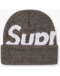 Supreme - Big Logo Beanie "Fw 21" - Lyst