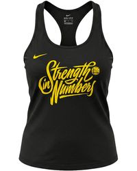 Nike - Nba Gs Warriors Playoffs Bound Team Mantra Dri-Fit Tank W52440 Blk" - Lyst