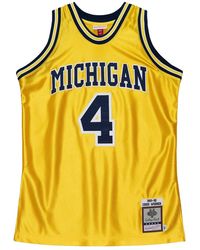Mitchell & Ness - Ncaa Jersey Michigan 1991 Chris Webber "Michigan" Ajy54492 Umi91Cweyell" - Lyst