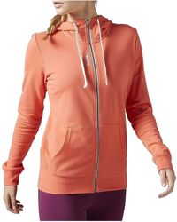 Reebok - Elements Full Zip Hoodie "Fire Coral" Bk6508" - Lyst