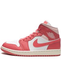 Nike - Air 1 Mid "Strawberries And Cream" Bq6472 186" - Lyst