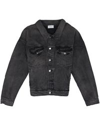 Rhude - Vintage Trucker Jacket Rhd Motw 0078 Blac" - Lyst