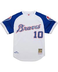 Mitchell & Ness - Mlb Chipper Jones Alternate Jersey "2004 Atlanta Braves - Lyst