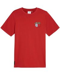 PUMA - One Piece Graphic Tee "Club" 624665 24" - Lyst