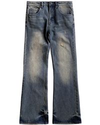 Vague Studios - Cigarette Bootcut Denim Pants "Bruised" Vg006" - Lyst