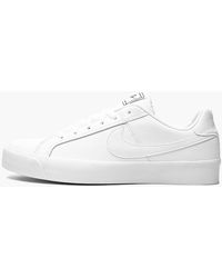 Nike Court Royale Ac Canvas Shoe in White - Lyst