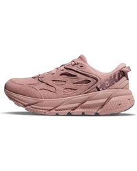 Hoka One One - Cliftl Suede "Pale Mauve" 1122571 Pmv" - Lyst