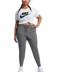 Nike - Sportswear Plus Size Tech Fleece Jogger Pants "Carbon Heather 863124 092" - Lyst