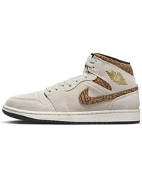 Nike - Air 1 Mid "brown Elephant" Shoes - Lyst
