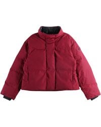 Canada Goose - Grandview Cropped Jacket "Burnt Vermillion" 2266Wt 9601" - Lyst