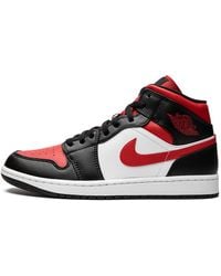 Nike - Air 1 Mid "Bred Toe" 554724 079" - Lyst