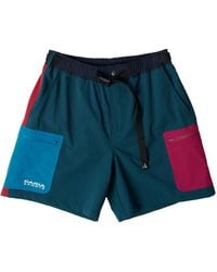 by Parra - Hardly Hiked Ripstop Nylon Shorts "Mallard" 55531Mg" - Lyst