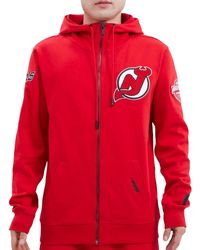 Pro Standard - New Jersey Devils Classic Chenille Zip-Up Hoodie Hnd560073" - Lyst