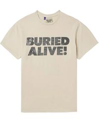 GALLERY DEPT. - Buried Alive Glitter Logo T-Shirt "Antique & Gd269" - Lyst