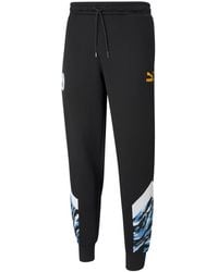 PUMA - Mcfc Manchester City Iconic Mcs Graphic Track Pants 758711 05" - Lyst