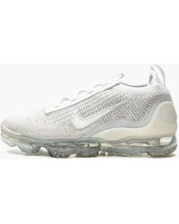 Nike - Air Vapormax 2021 Flyknit Mns "white Pure Platinum" Shoes - Lyst