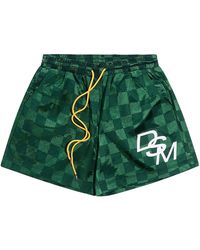 DIET STARTS MONDAY - Checkered Nylon Shorts Dsm Ps26 033" - Lyst