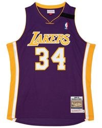 Mitchell & Ness - Authentic Jersey "Nba La Lakers 1999 Shaquille O'Neal" Ajy4Cp18186 Lalpurp99Son" - Lyst