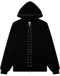 Pleasures - Dane Studded Full Zip Hoodie "Zero - Lyst