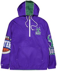 Mitchell & Ness - Team Og 2.0 Anorak Windbreaker Bucks Ojpo5527 Mbuyyppppurp" - Lyst